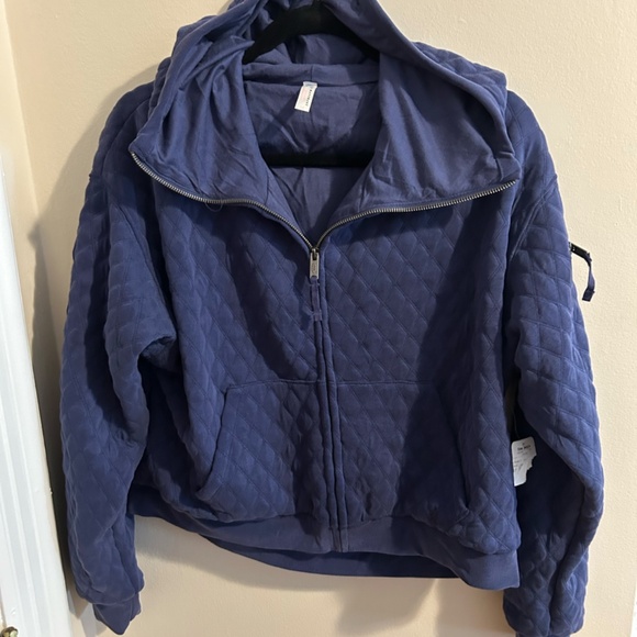 Free People Movement Hibernation Quilted Zip-Up Hoodie - Picture 3 of 6